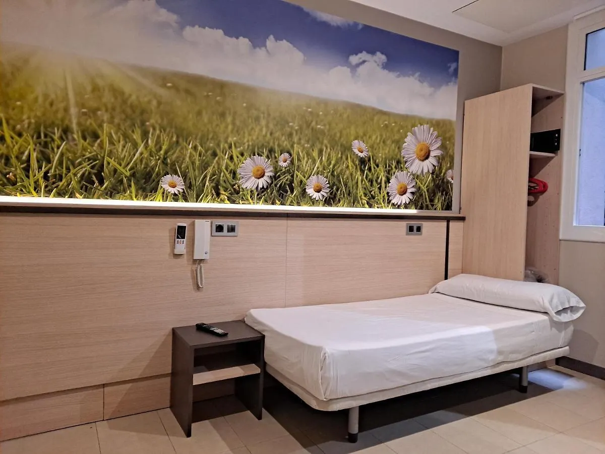 ** Pensjonat Hostal Las Flores Ramblas Barcelona Hiszpania